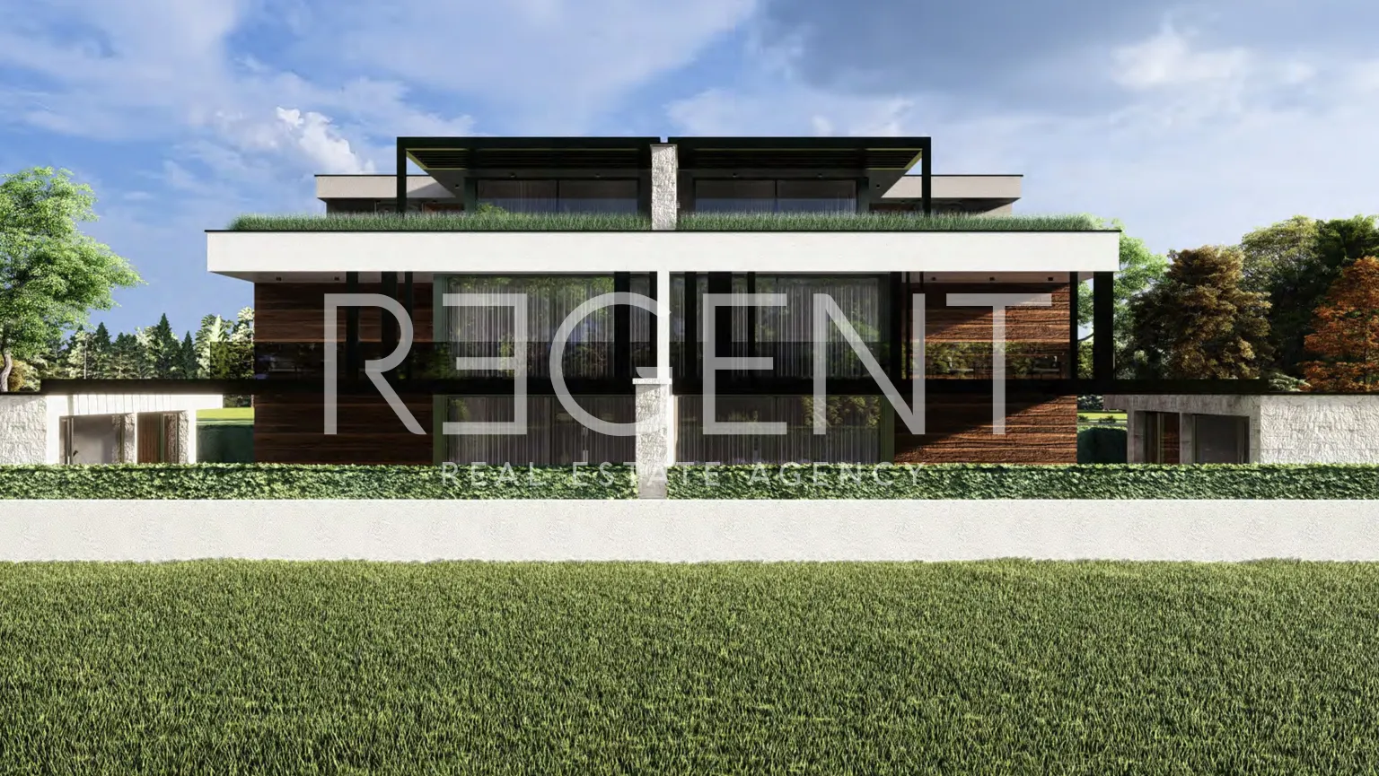 Istrie, Vabriga - Luxusní třípokojový byt s bazénem a zahradou 119 m2