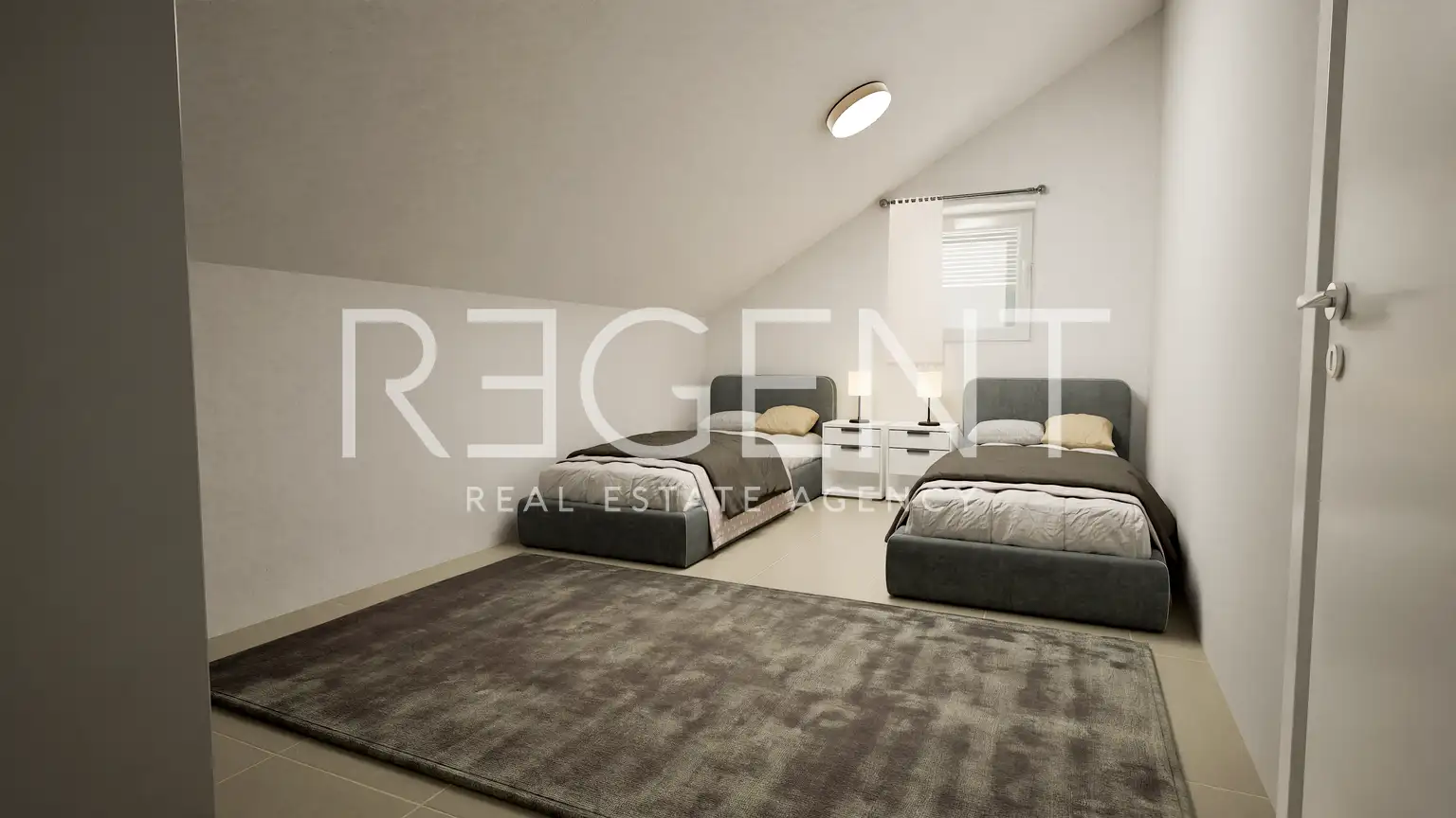 Makarska, Zelenka - Dwupoziomowy penthouse w nowym budynku z garażem