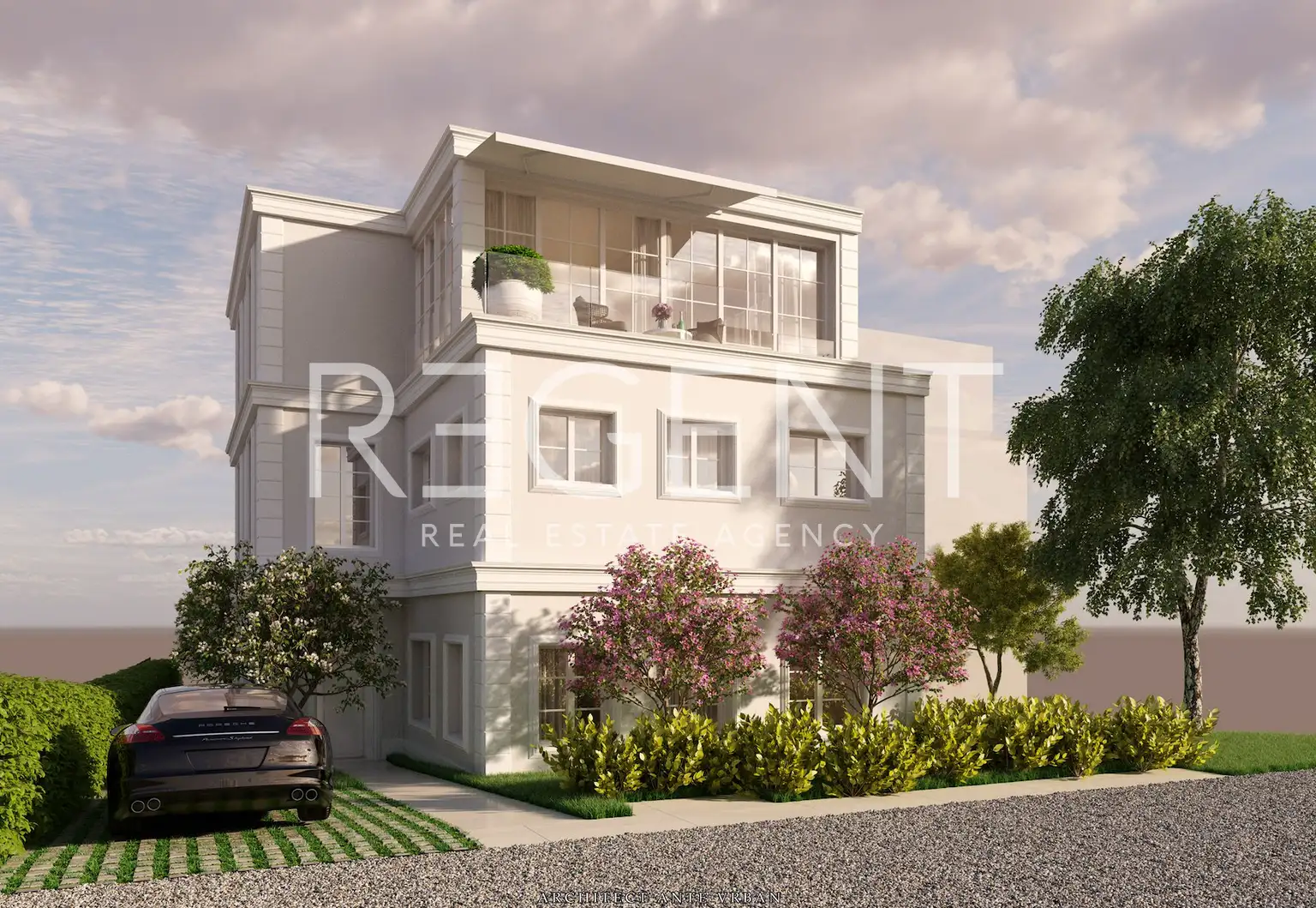 Zagreb, Šalata – Moderne Neubauvilla