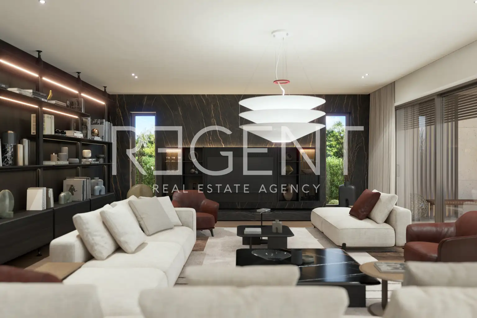 Истра, Каштелир - Вилла 450 м², винный погреб, велнес, гараж