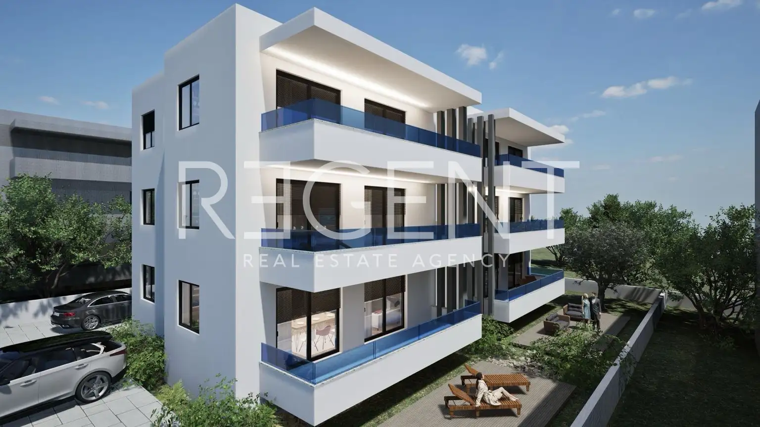 Zadar, Sukošan – třípokojový byt 78,03 m², novostavba