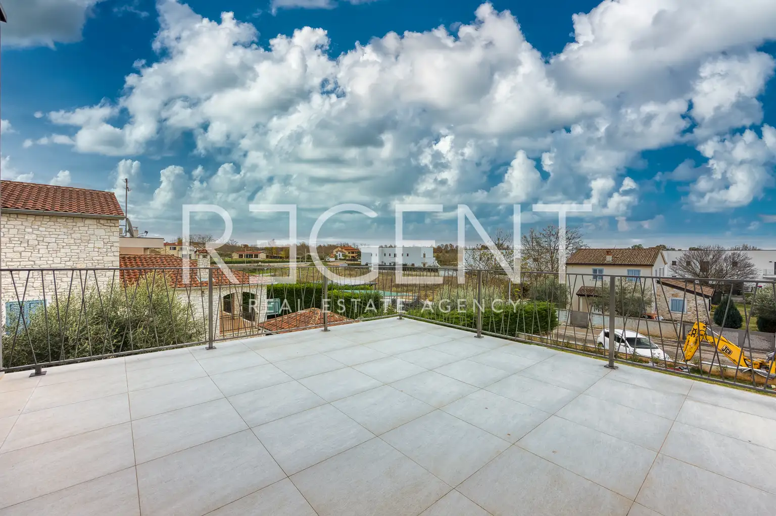 Kaštelir-Labinci - Dvojna kuća s bazenom i pogledom na more