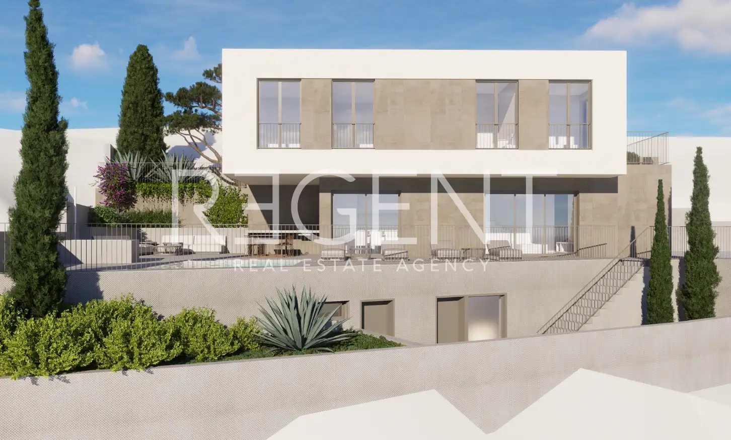 Split, Solin - Građevinsko zemljište sa projektom ville