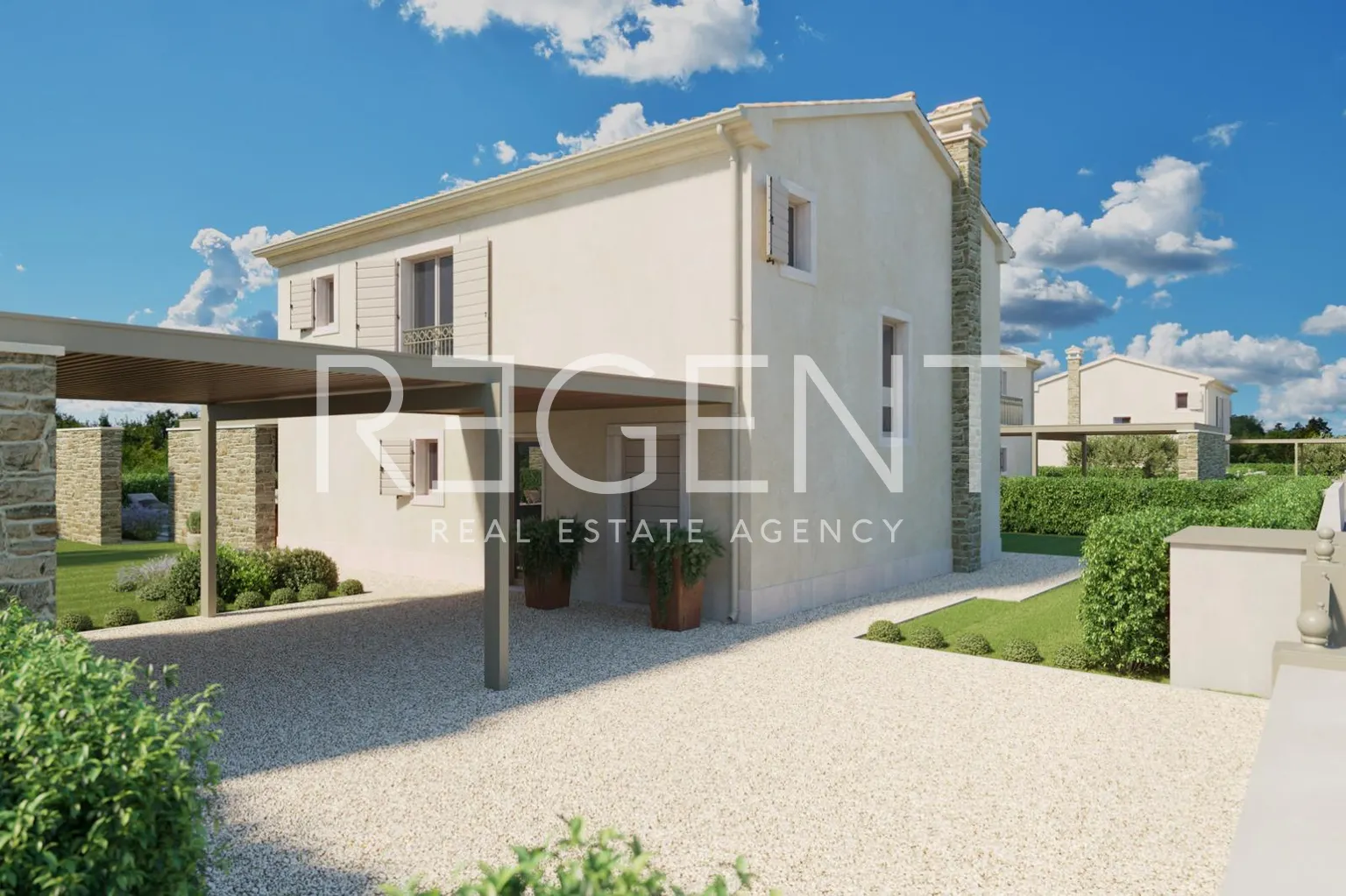 Istra, Višnjan - Prekrasna vila u luksuznom naselju 155 m2
