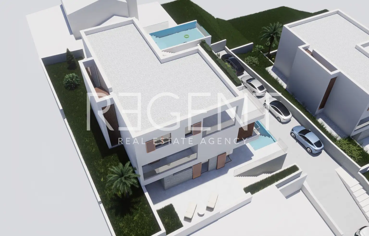 Trogir, Sevid - Luksuzan penthouse s bazenom