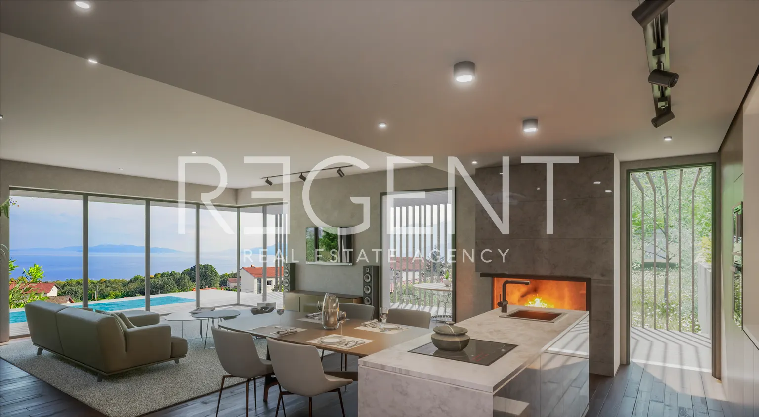 Opatija, Kastav - Dvojposchodový byt v luxusnom komplexe 154 m2
