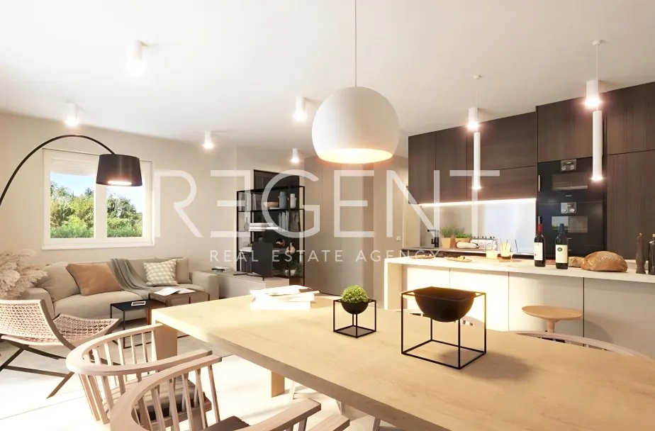 Poreč, Vranići – Dvosoban stan u prizemlju 90,44 m2