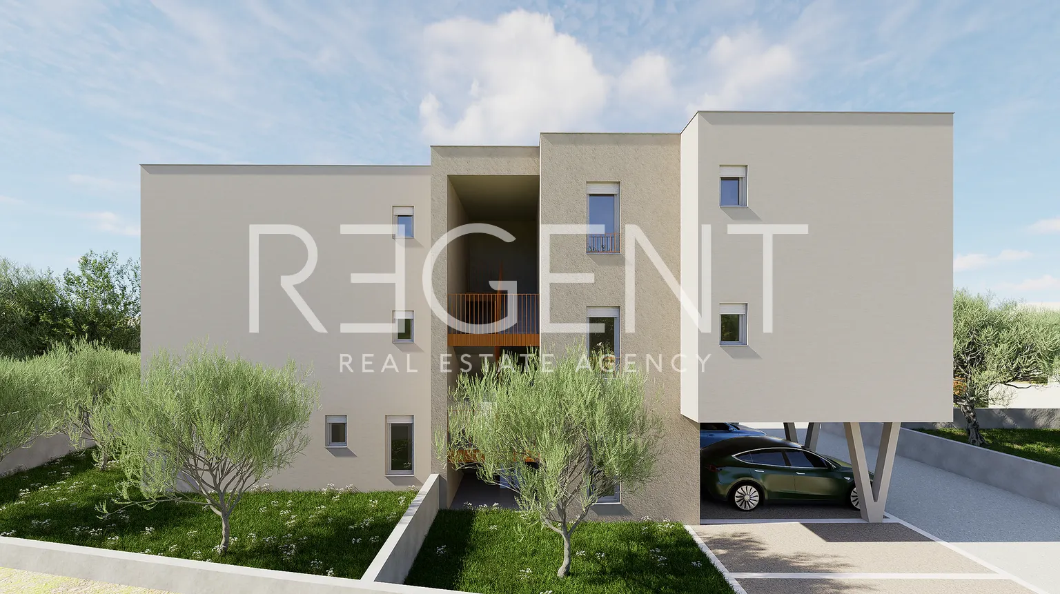 Kaštela, Kaštel Kambelovac - Trosobni stan s terasom 102 m2
