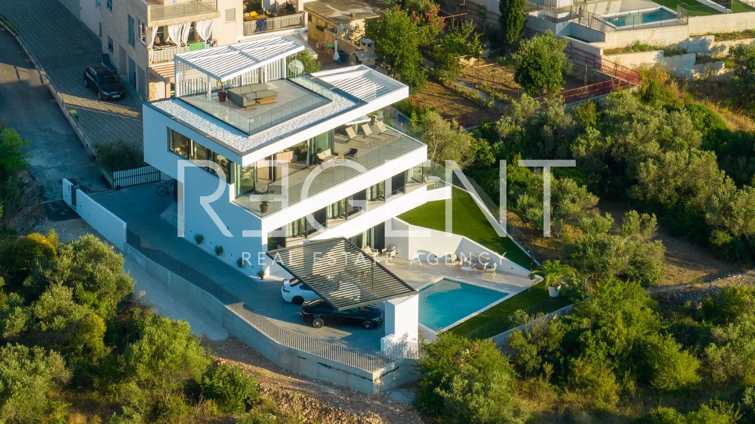 Murter - Villa de luxe avec vue panoramique sur la mer