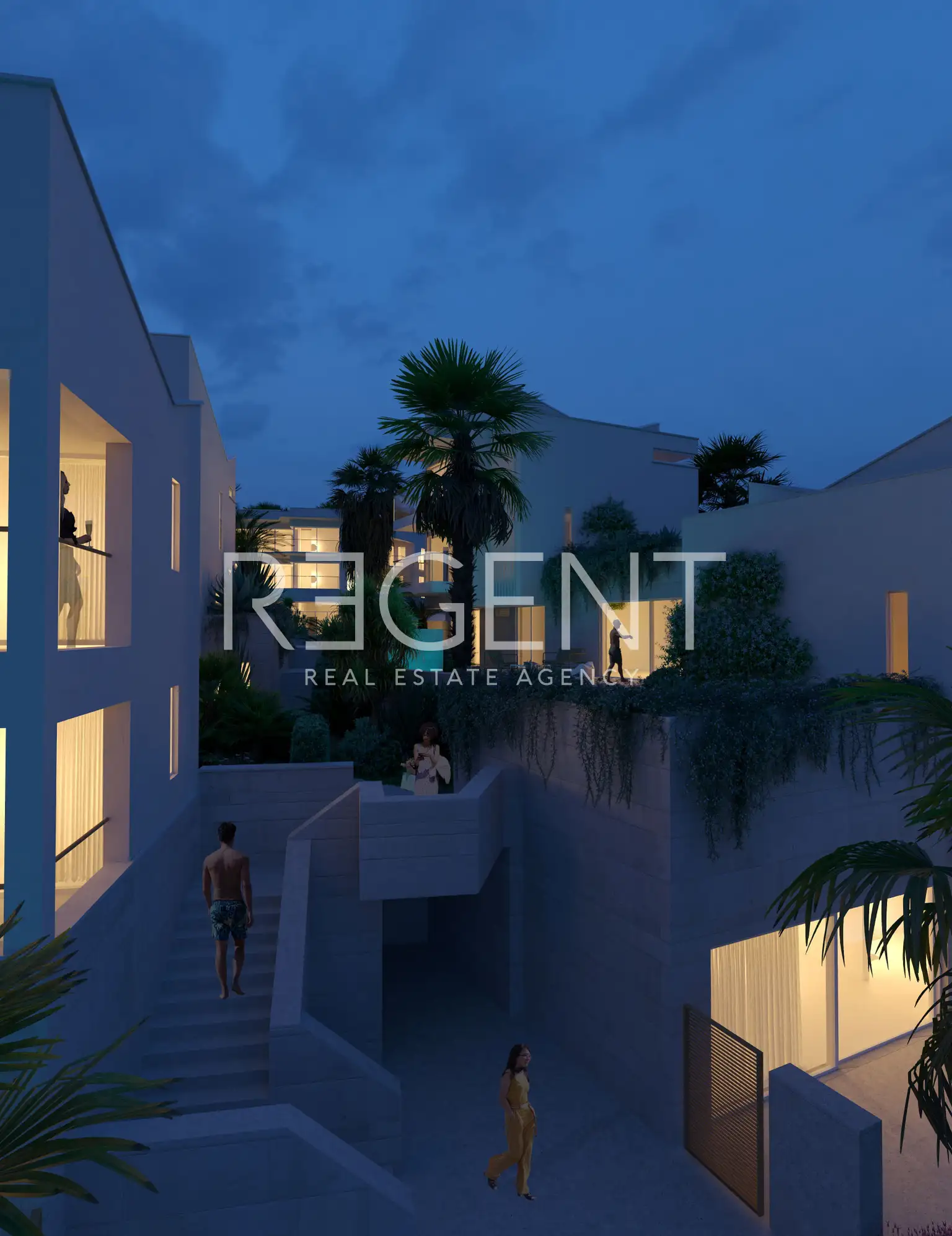 Seget, Seget Donji - Luksuzna villa s bazenom prvi red uz more