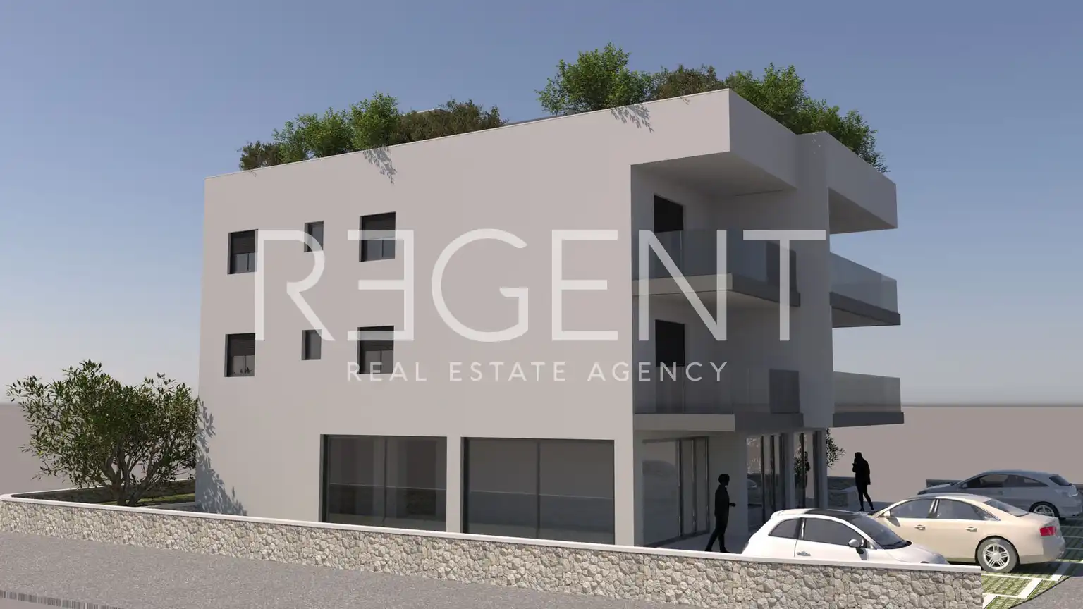 Trogir, Čiovo - Dvosobni stan 59 m2 NOVOGRADNJA