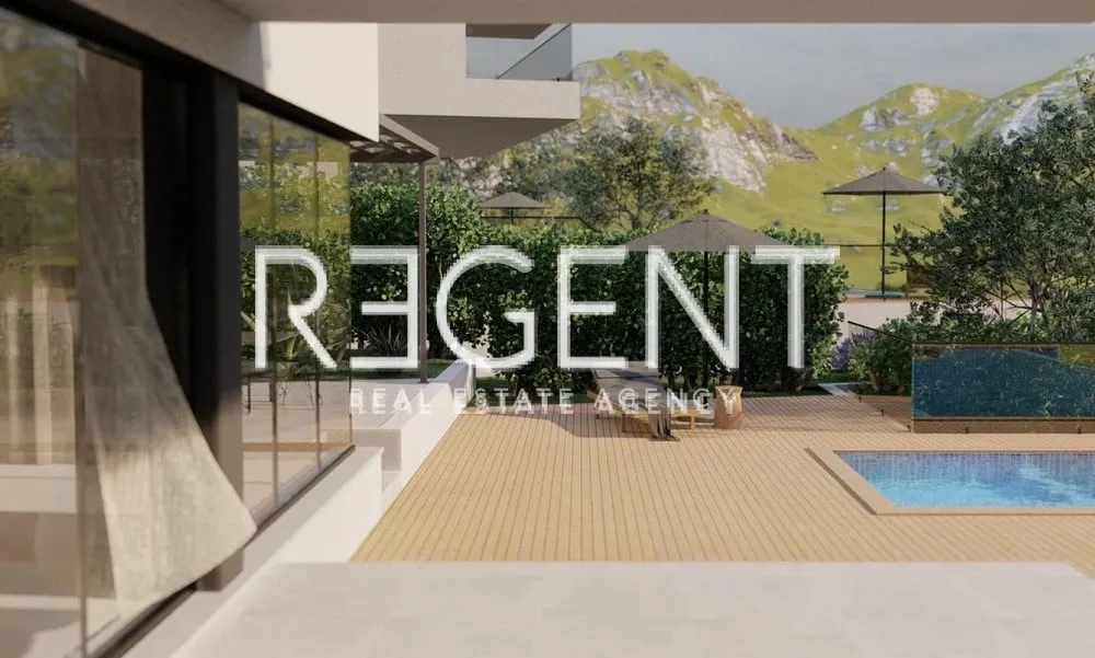 Šibenik, Rogoznica- Terrain avec un projet de construction de deux villas de luxe 1741m2