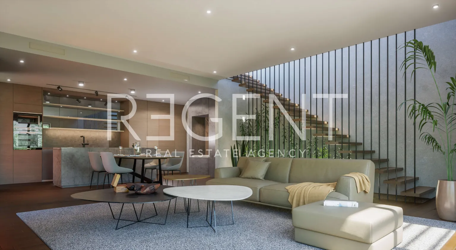 Rijeka, Kastav - Třípokojový penthouse v luxusním komplexu 145 m2