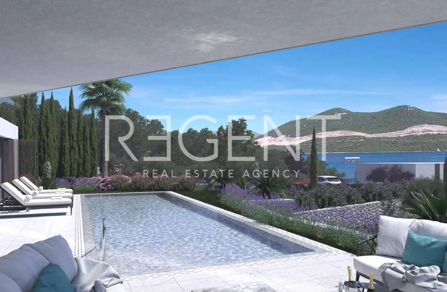 Pelješac, Brijesta - Stavebný pozemok s výhľadom na more 4250 m2