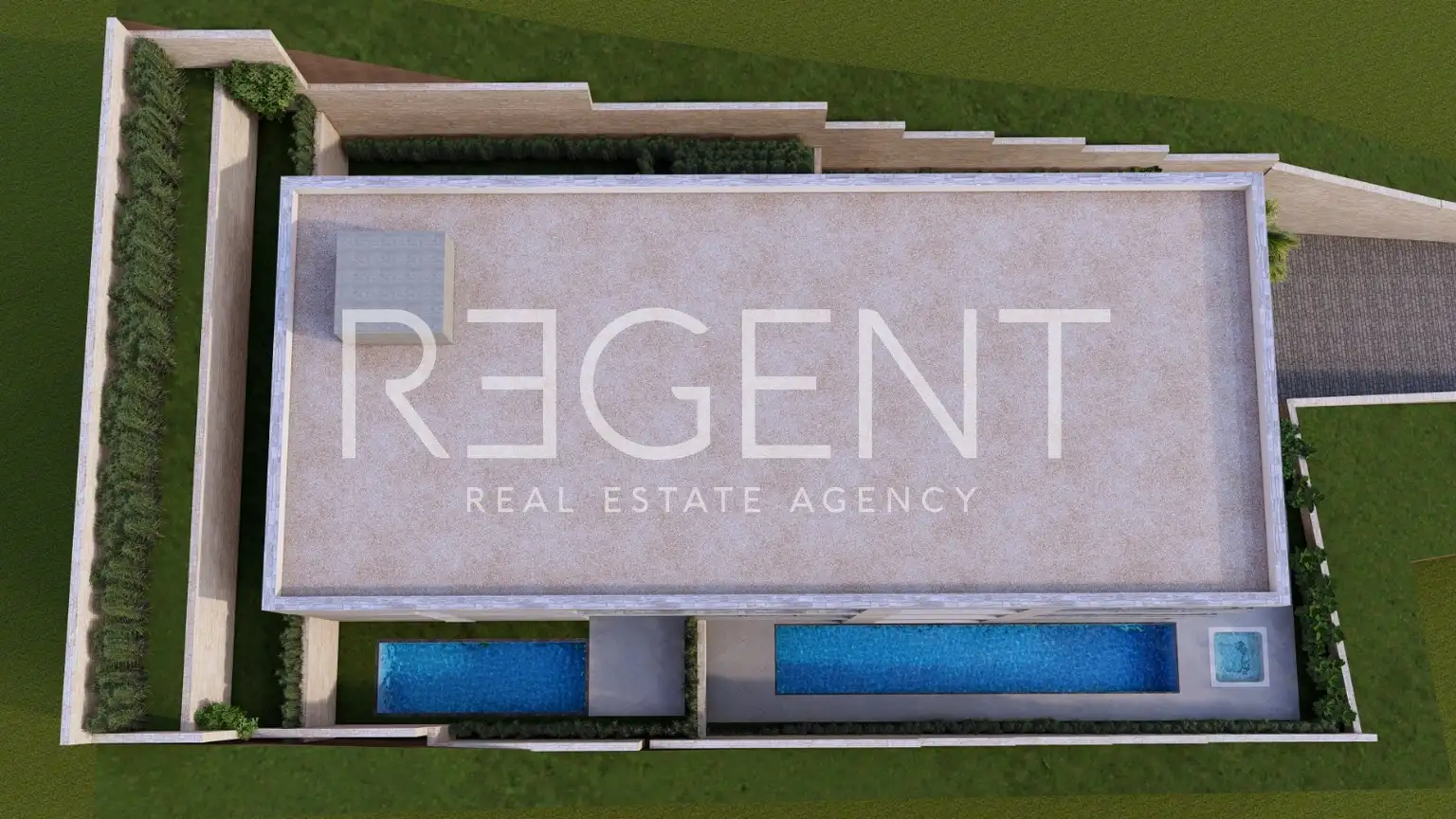 Brela - Građevinsko zemljište sa projektom