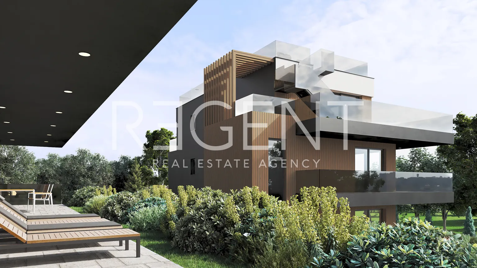 Záhřeb, Gračani - Luxusní byt v nové rezidenční budově 130 m2, pronájem