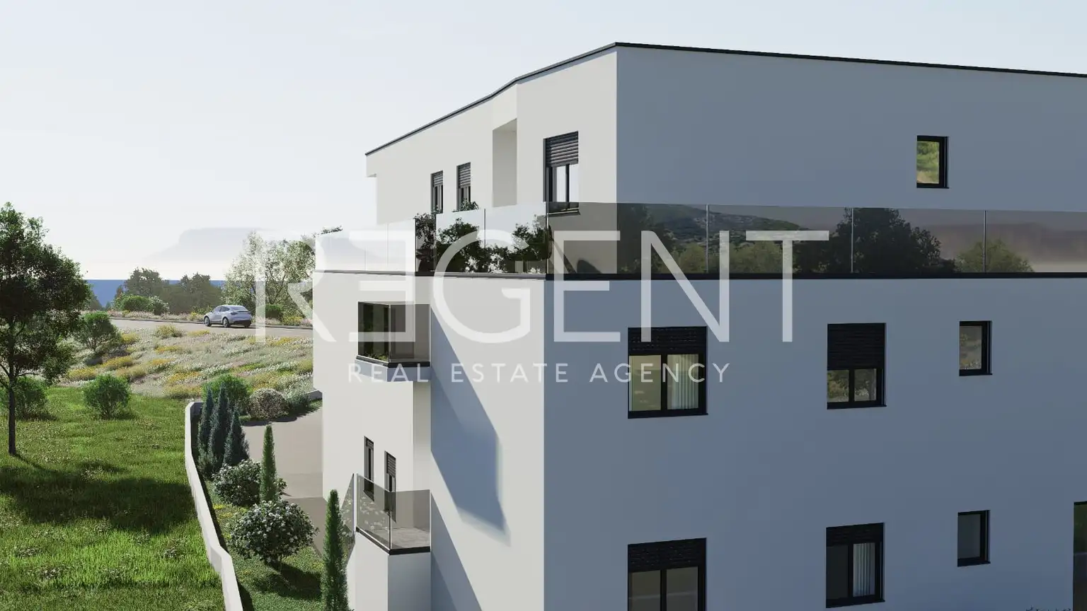 Kaštela, Kaštel Novi - Zwei-Zimmer-Wohnung in modernem Neubau