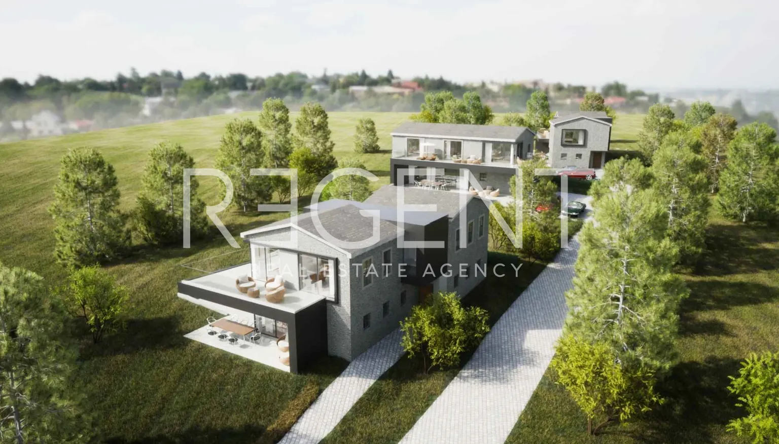 Istrie, Oprtalj – Stavební pozemek s projektem, NOVÁ CENA!