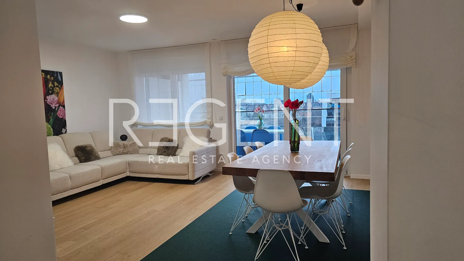 Záhřeb, Trešnjevka - moderní třípokojový penthouse s garážovým stáním 92 m2 novostavba