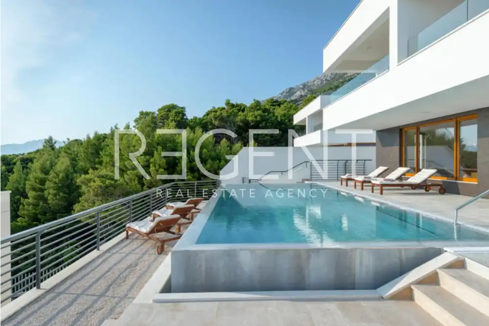 Makarska, Baška Voda - Luxusní vila 400 m2 s výhledem na moře