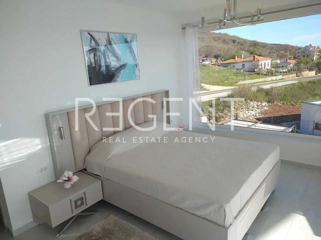 Istrie, Labin - Luxusní vila moderního designu s výhledem na moře 225 m2