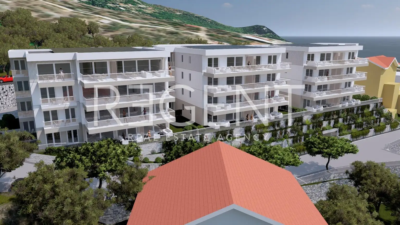 Wohnung 46 m², Živogošće — 2 Zimmer, 1. Etage, Loggia