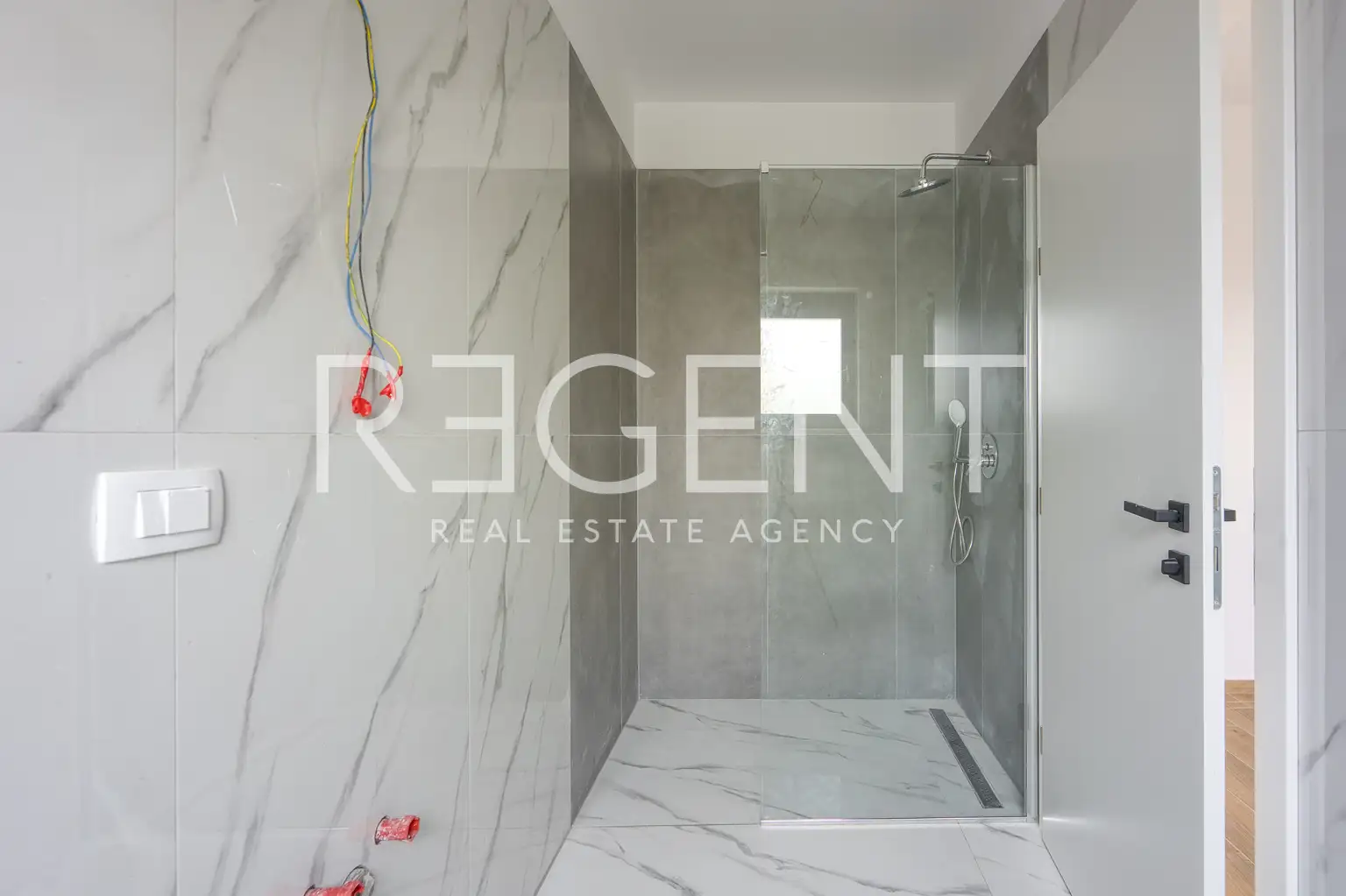 Kaštelir-Labinci - Dvojna kuća s bazenom i pogledom na more