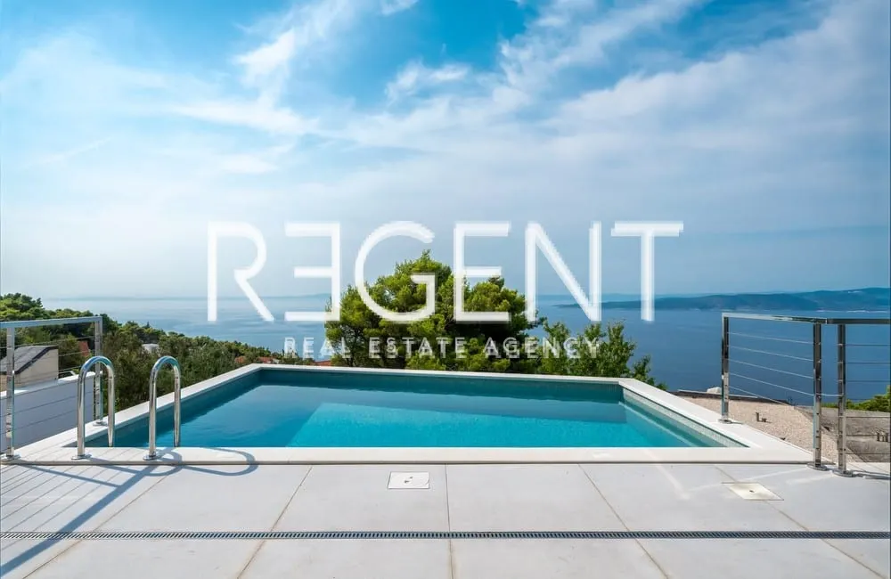 Makarska, Brela - Luksuzna vila s pogledom na more 268 m2