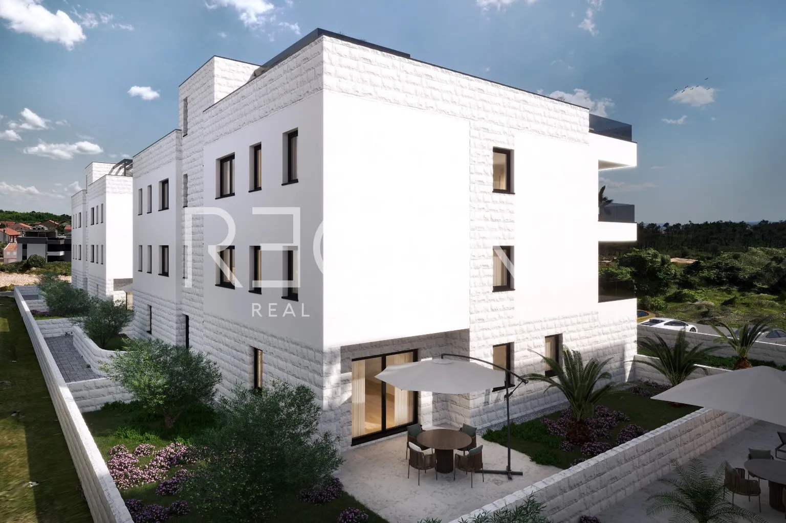 Zadar, Privlaka - Luxusné sídlisko troch obytných víl 70 m od mora