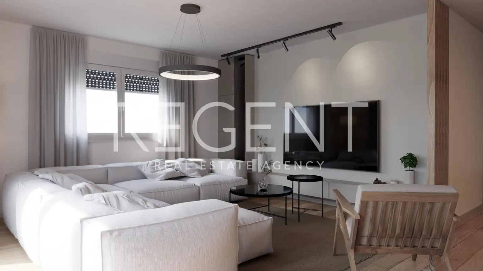 Постира, Брач – квартира 115 м² с террасой, гаражом и видом на море (S1)