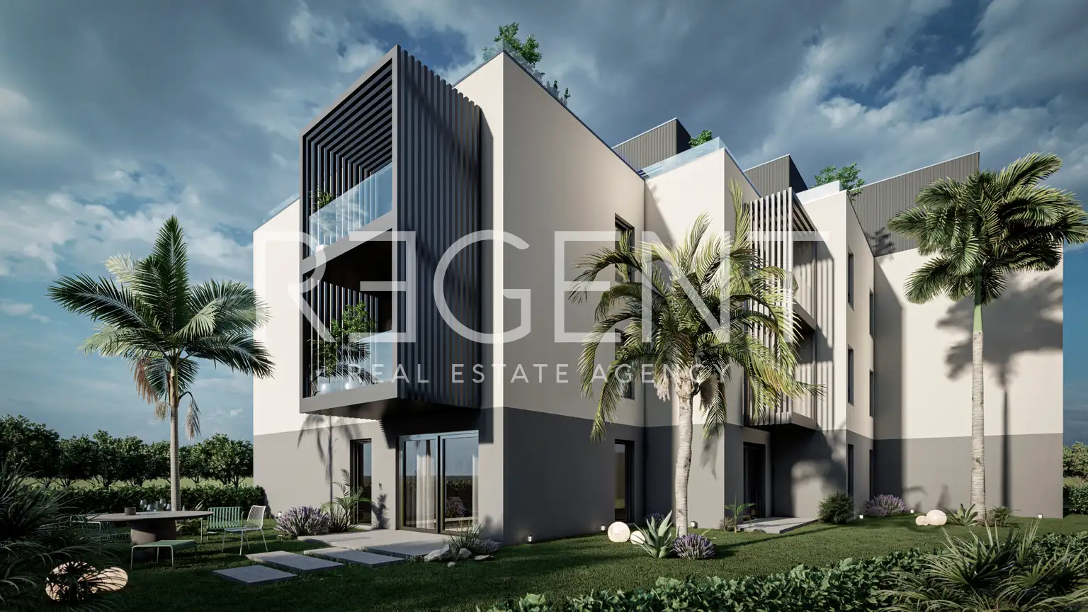 Hvar, Vrboska - appartement de trois pièces, construction neuve