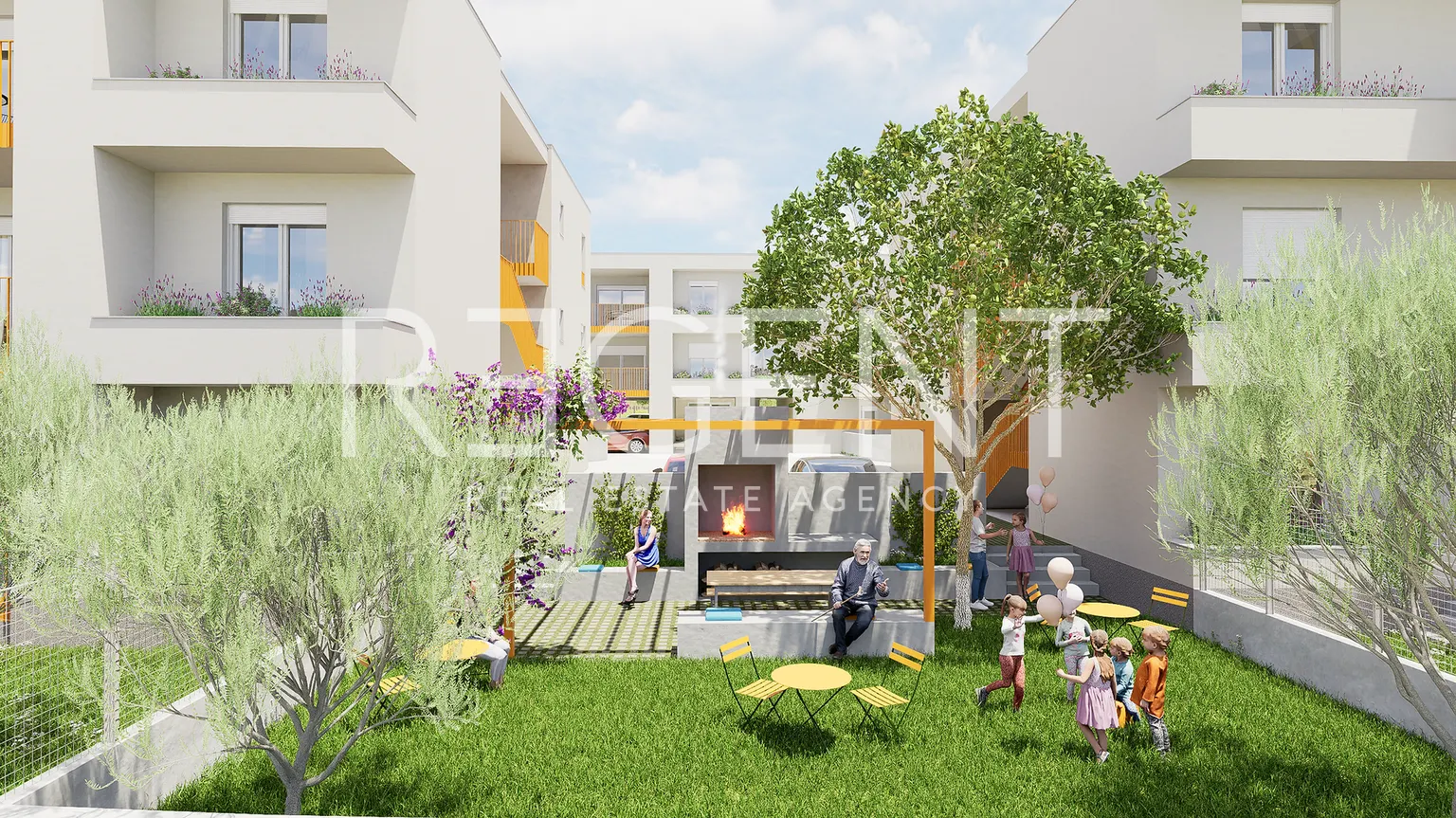 Kaštela, Kaštel Kambelovac - Trosobni stan s terasom 102 m2