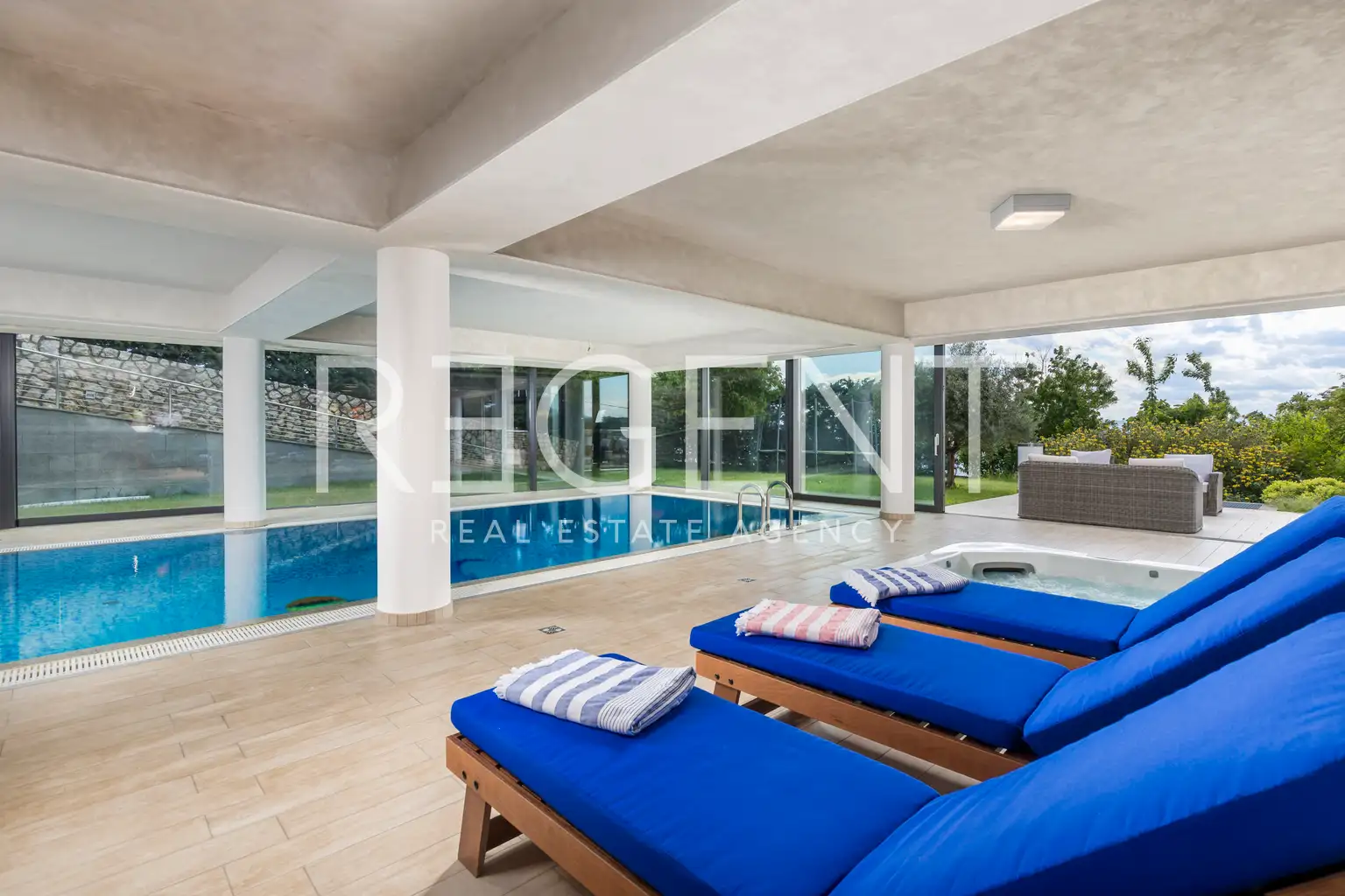 Hreljin - Villa with panoramic view and private wellness