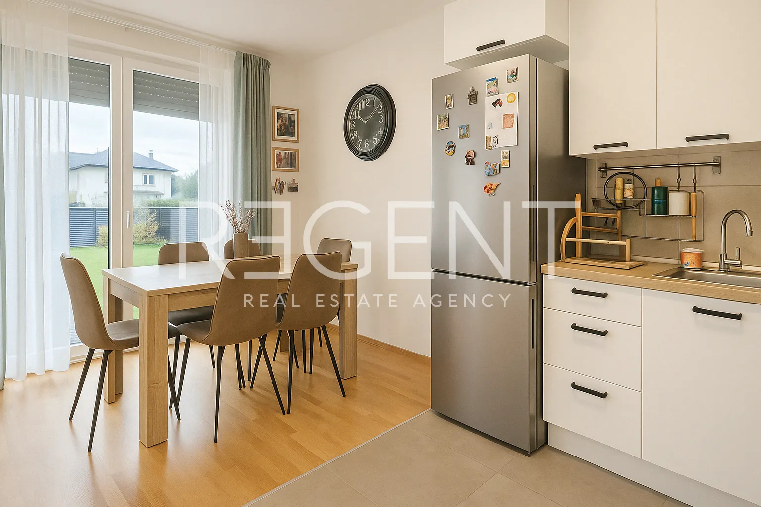 Záhreb, Dugave - moderný trojizbový byt 51 m2 s parkovacím miestom, záhradou a skladom