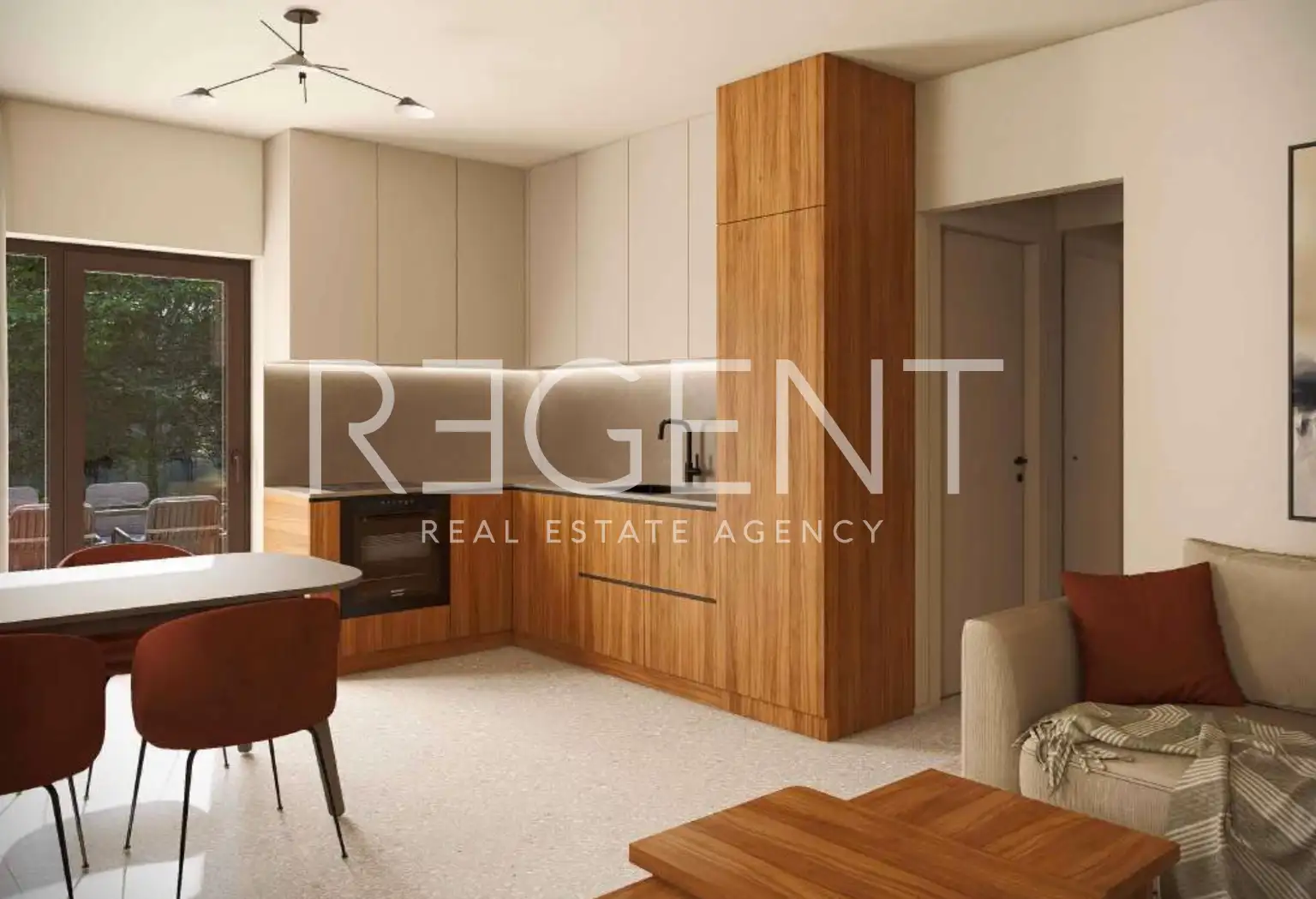 Omišalj, île de Krk – Appartement 2 pièces de 74 m² avec balcon, débarras et 2 places de parking