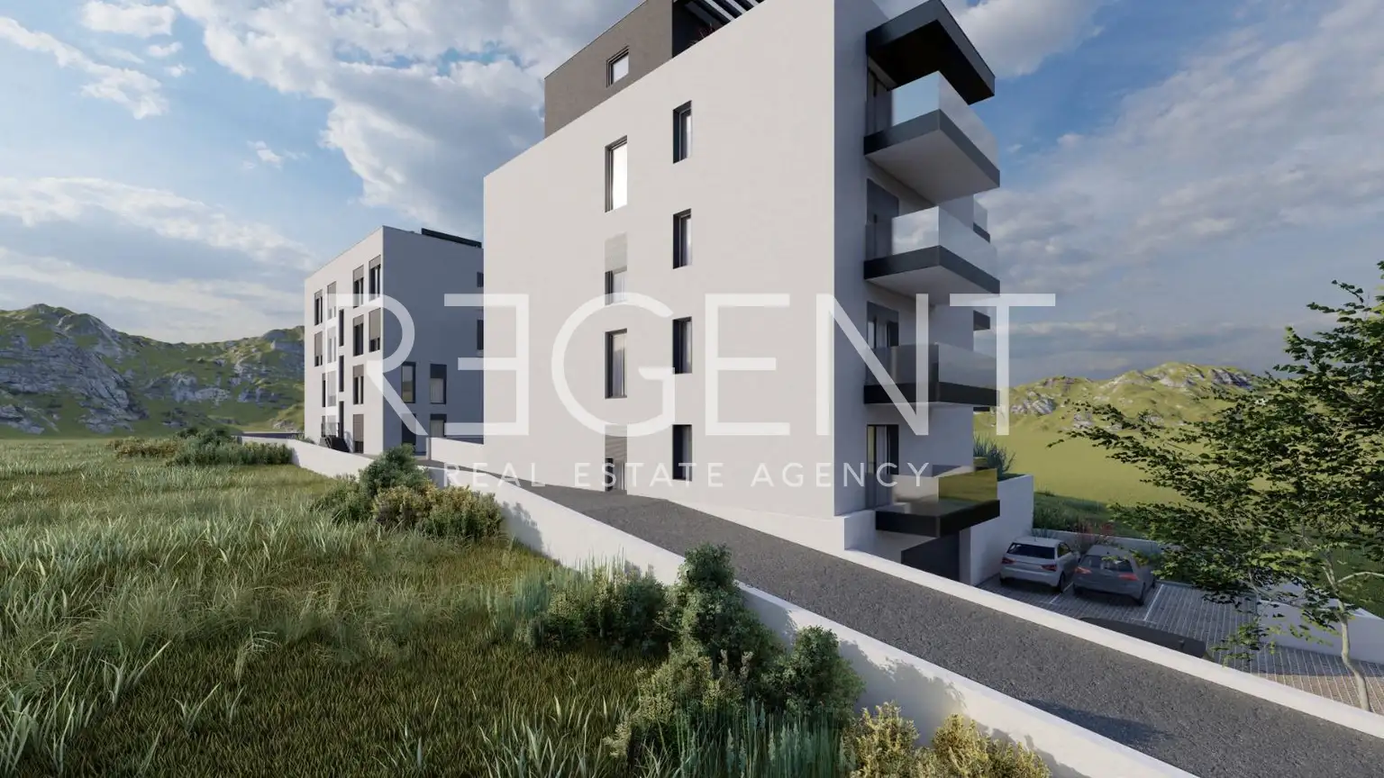 Podstrana - 1-Zimmer-Wohnung mit Garten