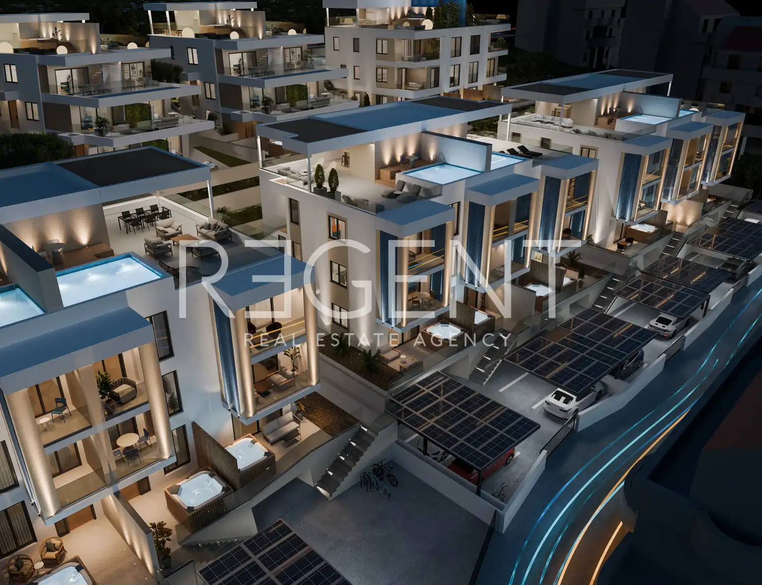 Trogir, Čiovo – Apartament w luksusowym kompleksie apartamentowym blisko morza 52,04 m2
