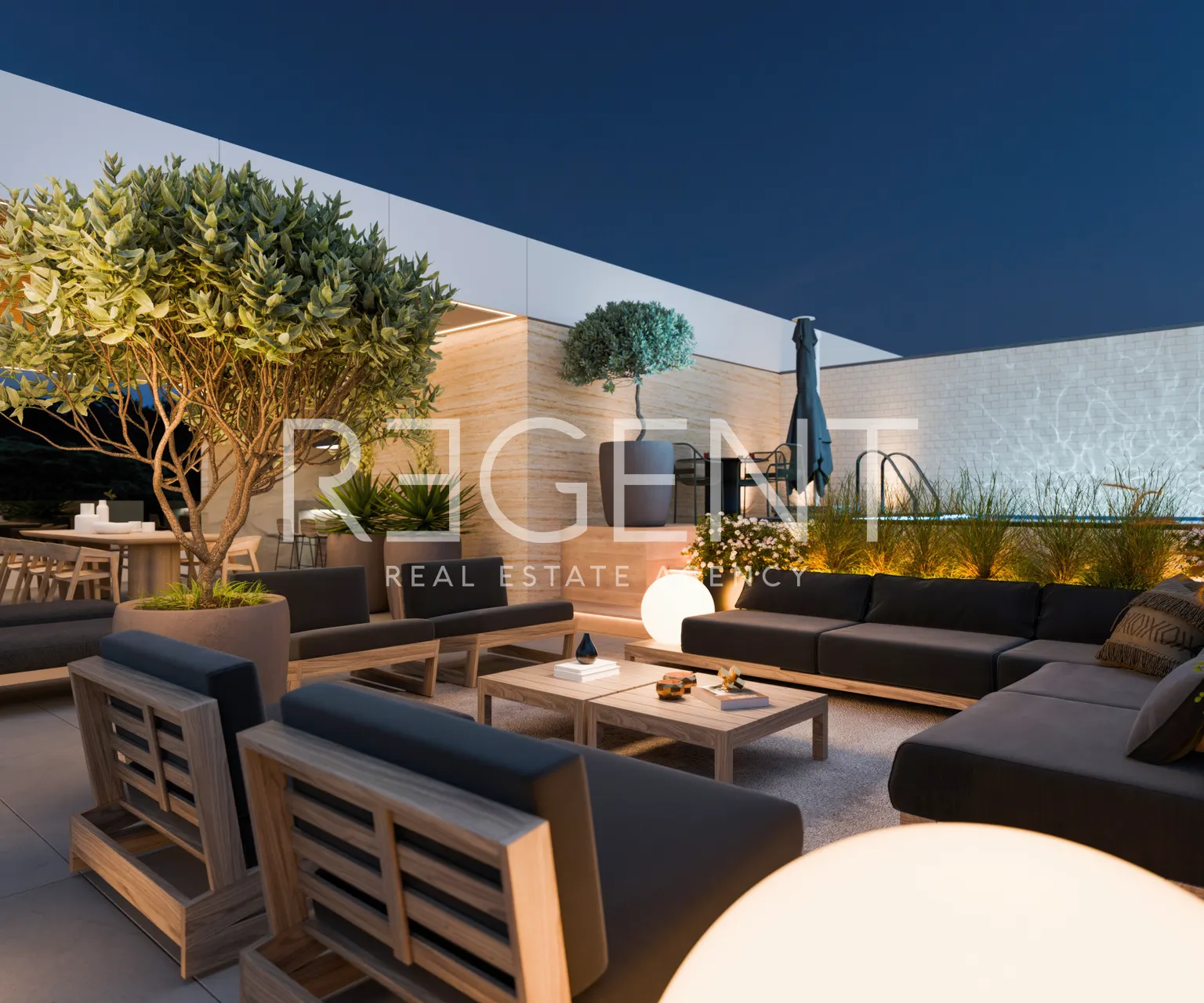 Trogir, Čiovo - Luxusní apartmánový komplex s výhledem na moře