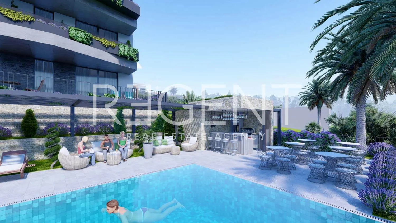 Makarska - Moderan jednosoban stan 49 m2 NOVOGRADNJA