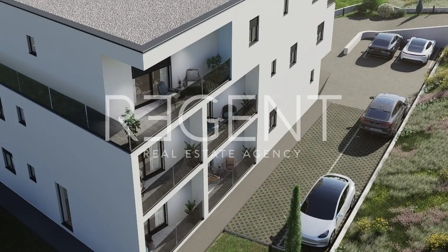 Kaštela, Kaštel Novi - Zwei-Zimmer-Wohnung in modernem Neubau