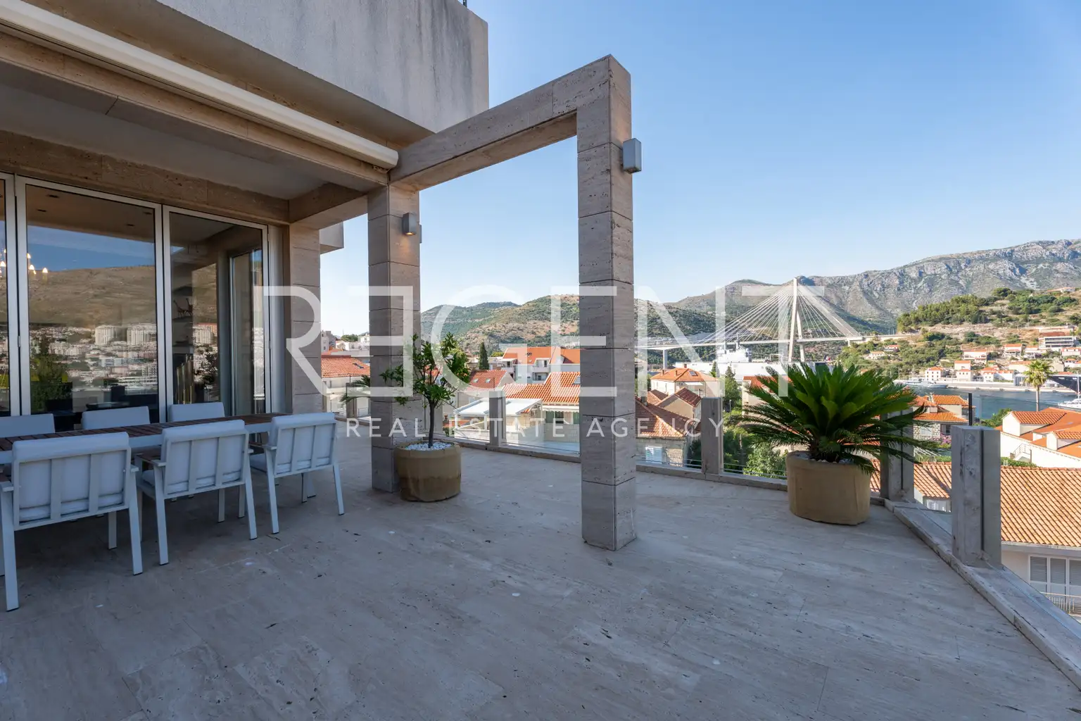 Dubrovnik, Lapad - Luxuswohnung mit drei Terrassen und Meerblick