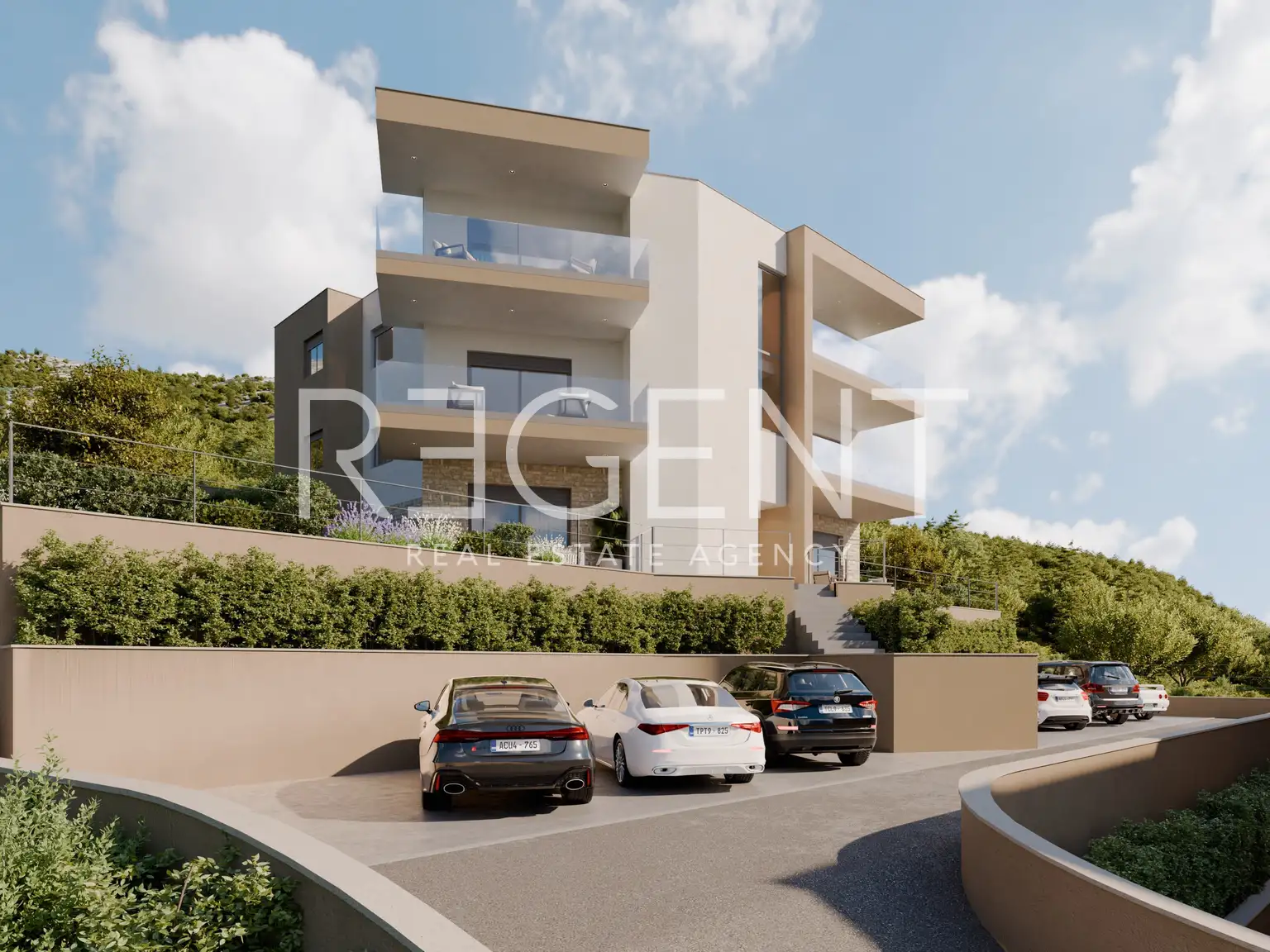 Hvar, Zavala - Dvosoban stan s prostranim terasama