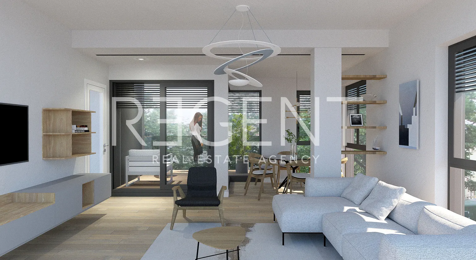 Zagreb, Petrova - Prekrasan trosoban stan 83 m2, NOVOGRADNJA