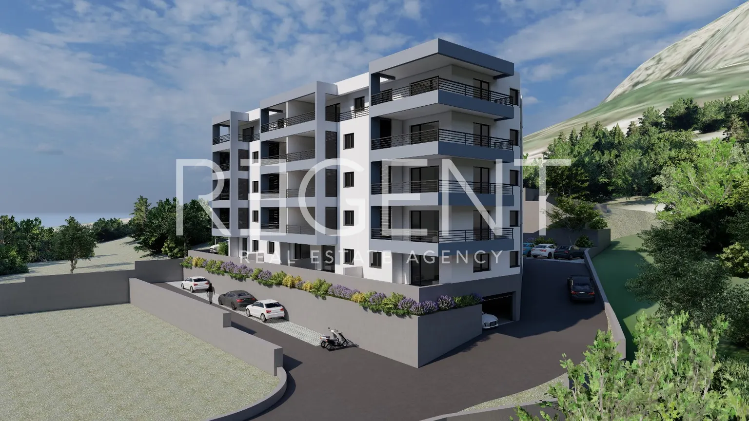 Makarska, Centar - Jednosoban stan 57 m2 - NOVOGRADNJA