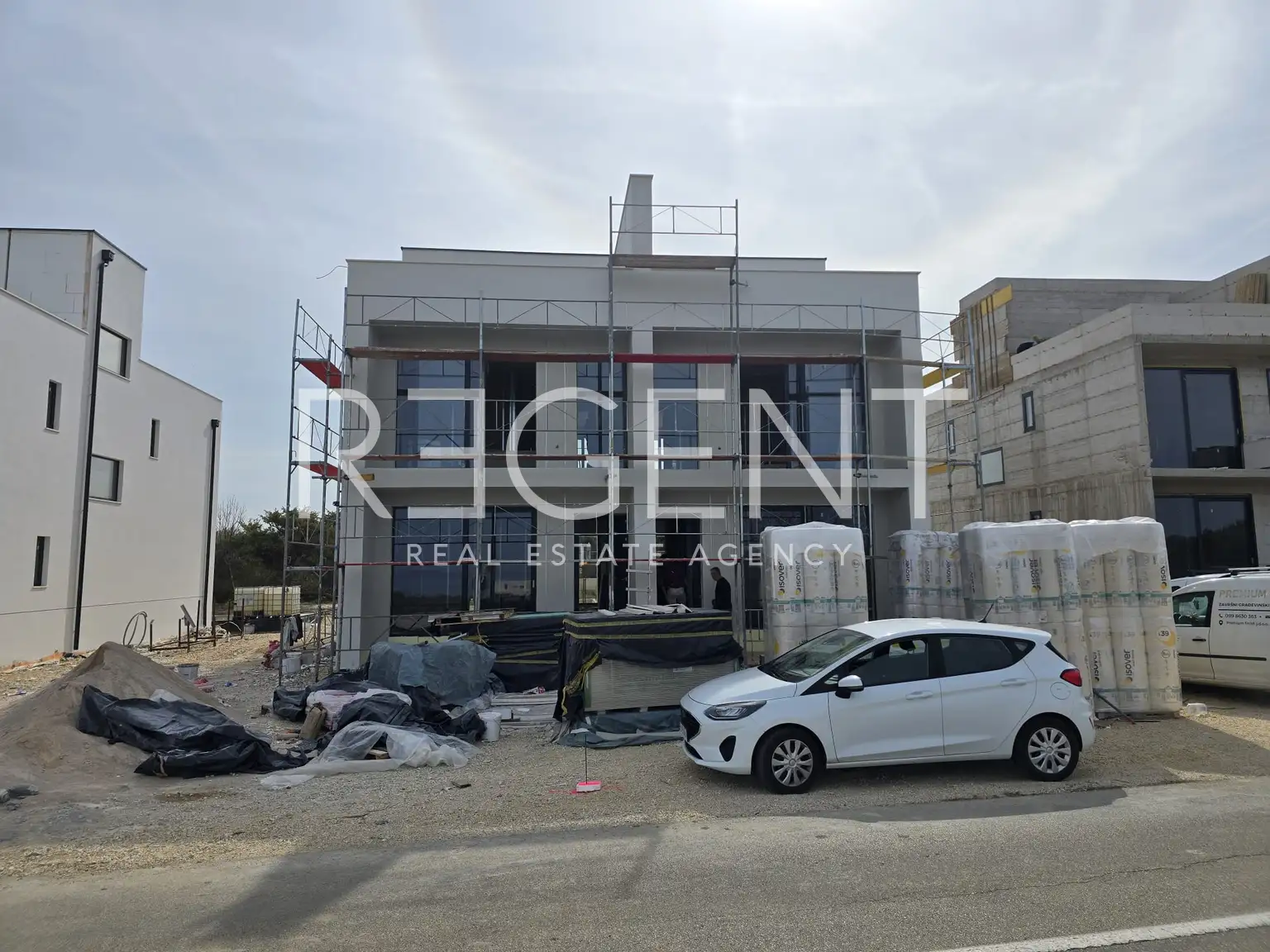 Zadar, Ljubač — Villa 273 m², Pool, Sauna, Dachterrasse, Meerblick