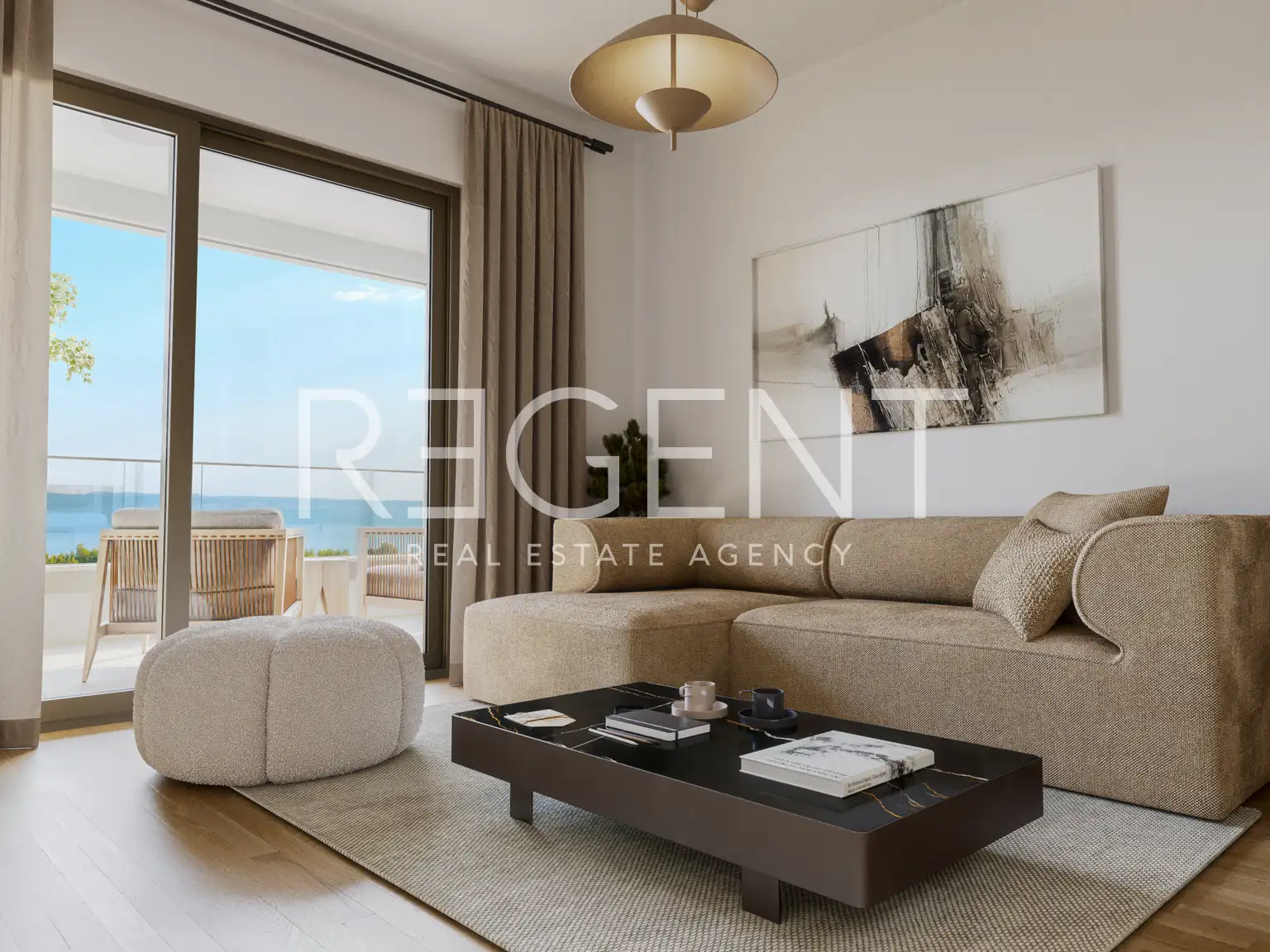 Split, Duilovo - Jednosoban stan sa natkrivenim balkonom