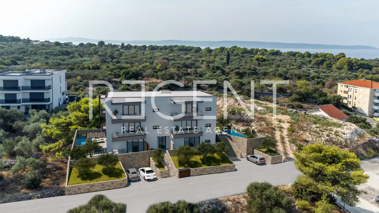 Okrug, Okrug Novi - Appartamento trilocale in una moderna costruzione nuova