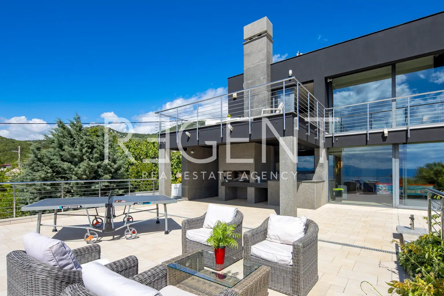 Hreljin - Villa with panoramic view and private wellness