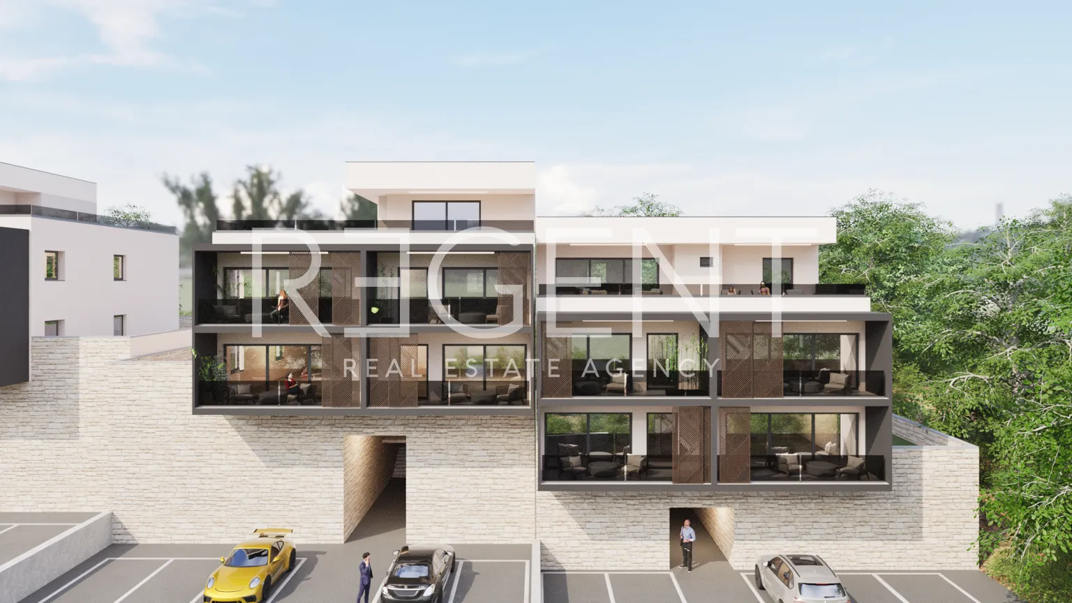 Split, Podstrana - Moderní dvoupokojový byt 64 m2 novostavba *Exkluzivní prodej