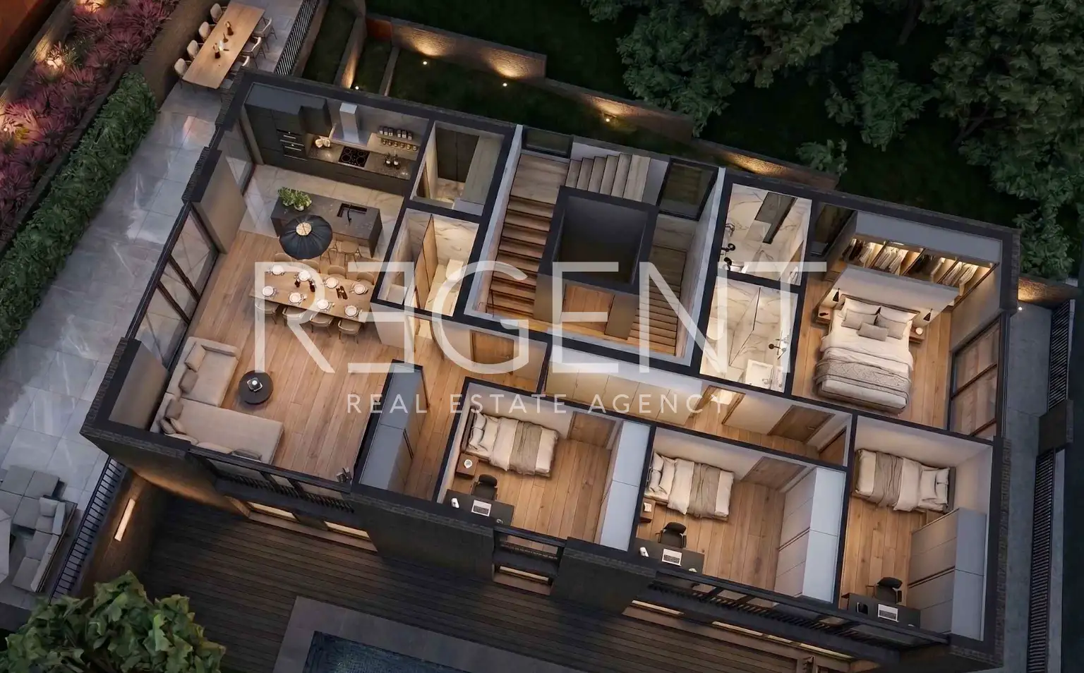 Stan 164 m², Ksaver — novogradnja, 5S, terasa, 2 GPM